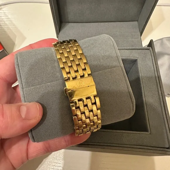 Michele Gold and Diamond Caber Watch - Picture 3 of 6